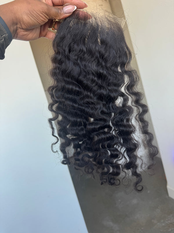 5x5 HD loose curly lace closure